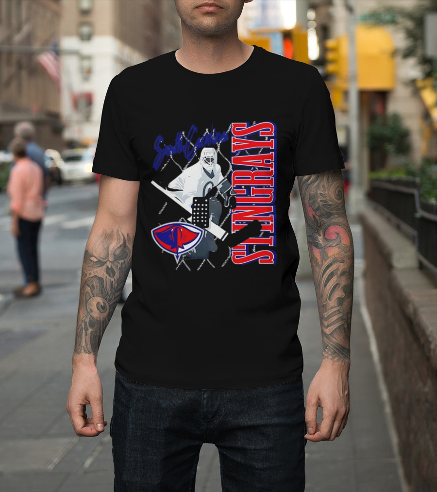 South Carolina Stingrays Hockey Goalie ECHL Team T-Shirt
