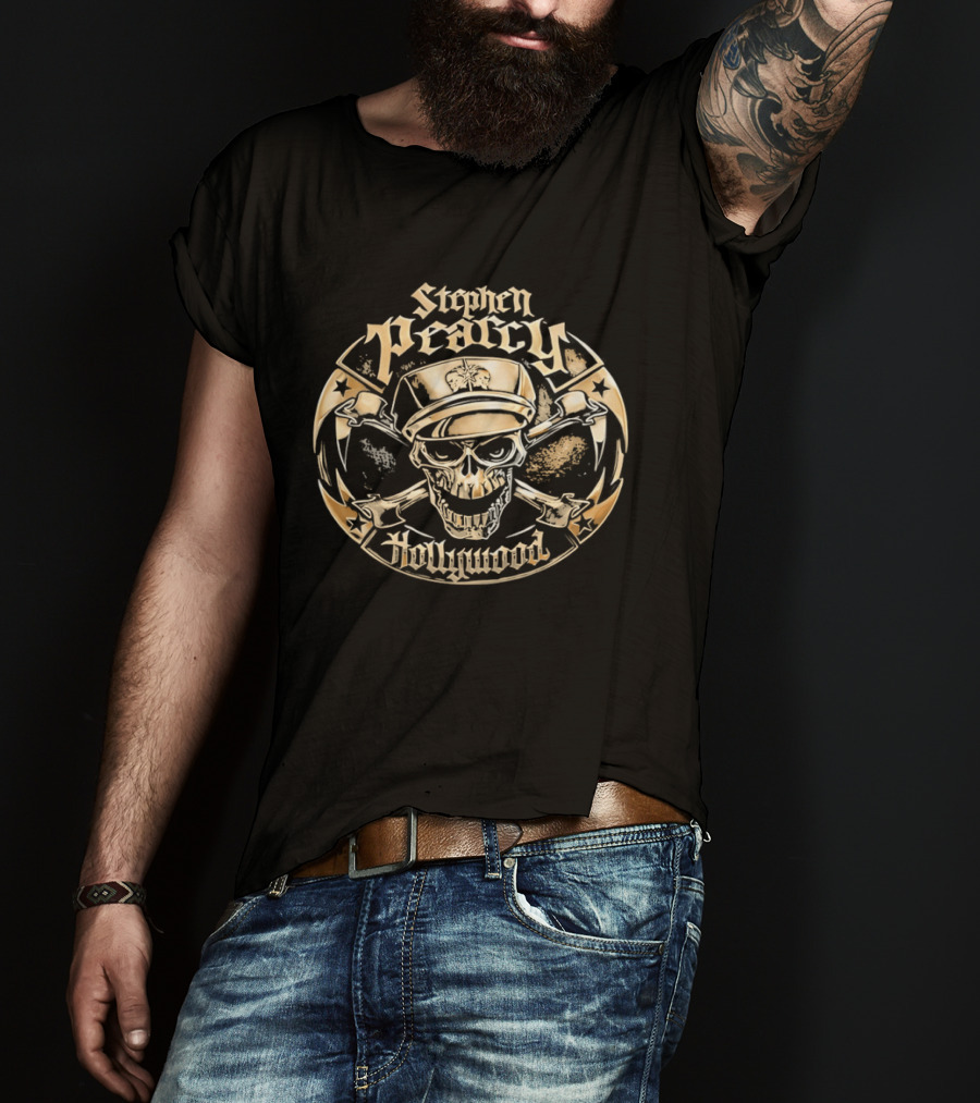 Stephen Pearcy Hollywood Skull Ratt T-Shirt