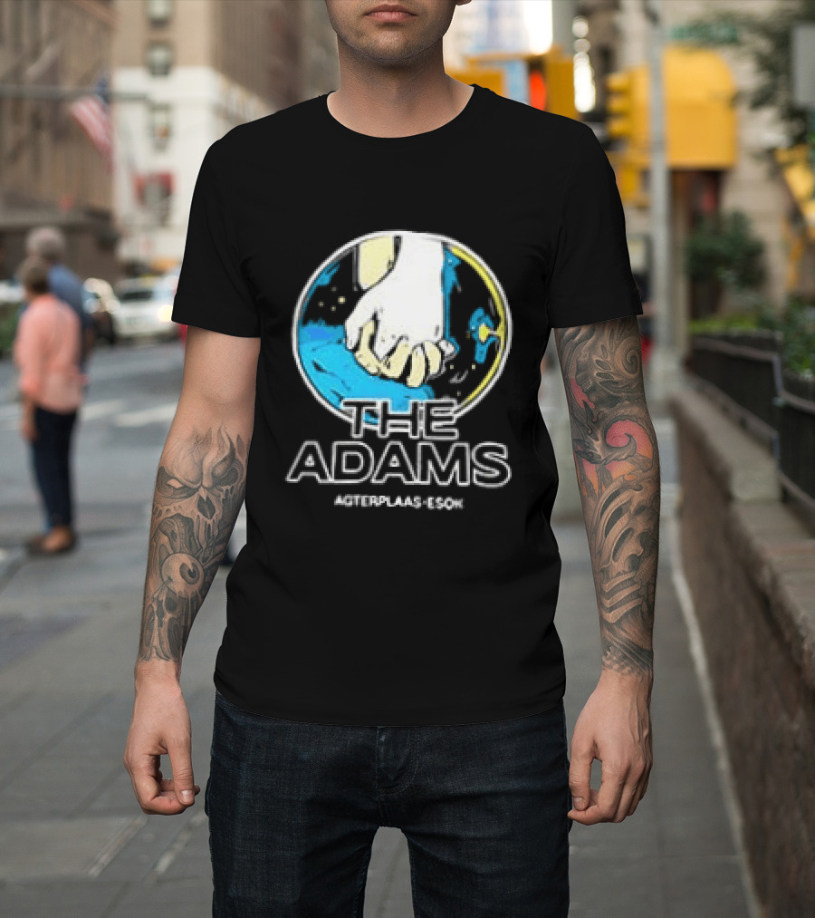 The Adams Agterplaas Esok Cosmic Handshake Global Unity T-Shirt