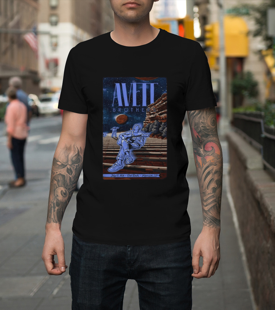 The Avett Brothers Red Rocks July 12 2026 Morrison CO Concert T-Shirt