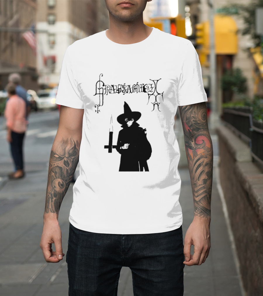 Gravsaamuel Witch Iconic Gothic Anime Dark Aesthetic T-Shirt