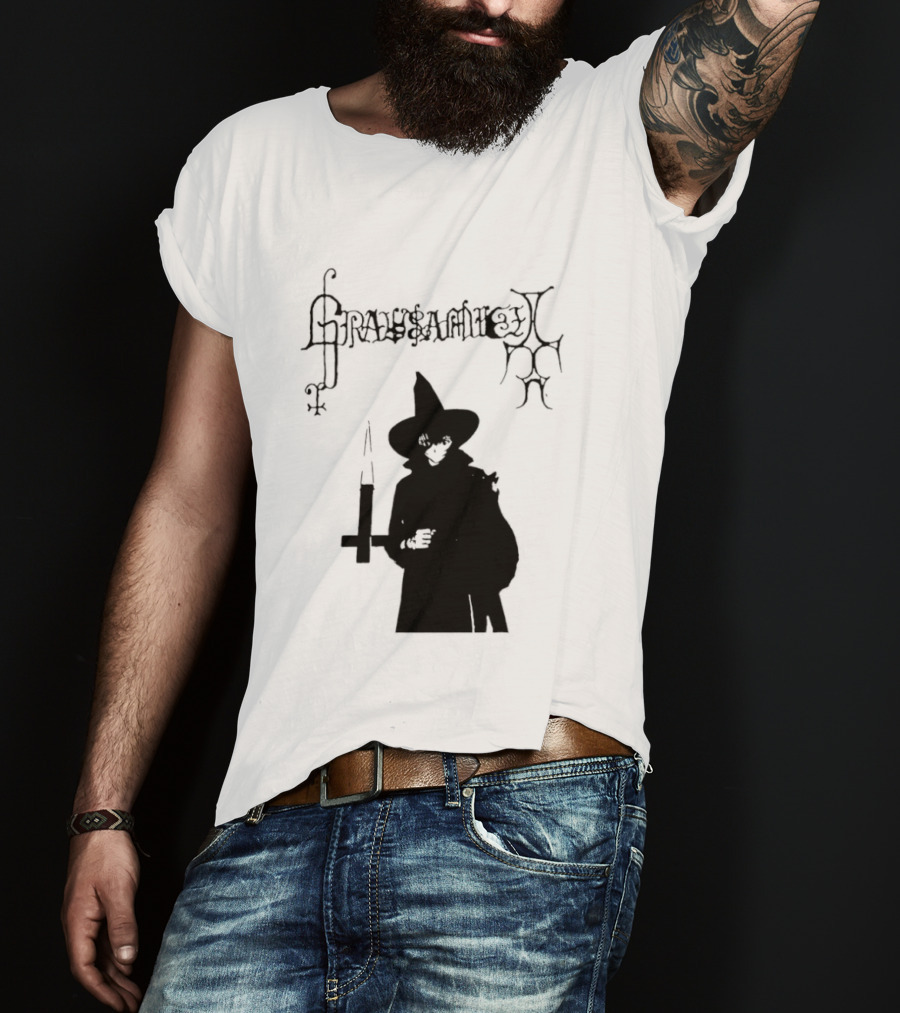 Gravsaamuel Witch Iconic Gothic Anime Dark Aesthetic T-Shirt