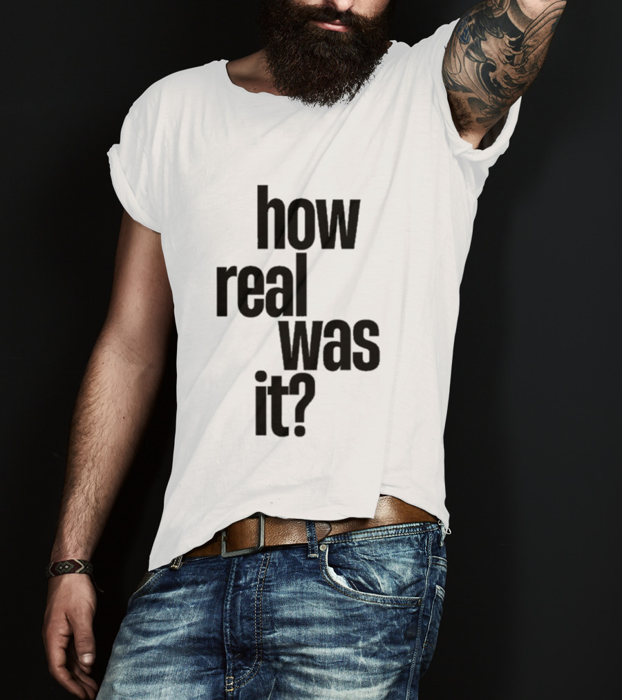 Asha Banks UK How Real Was It T-Shirt