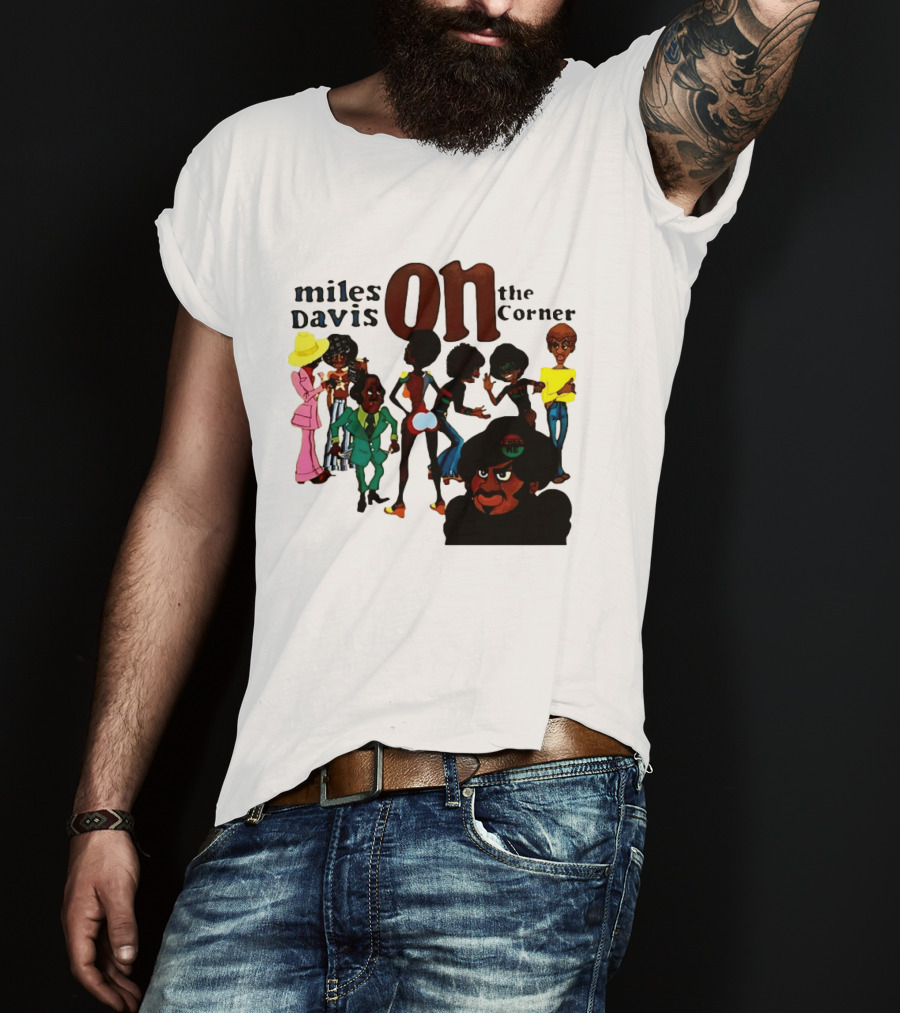Miles Davis On The Corner Album Characters T-Shirt