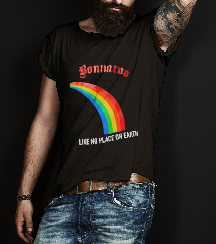 Bonnaroo Rainbow Like No Place On Earth Music Festival T-Shirt