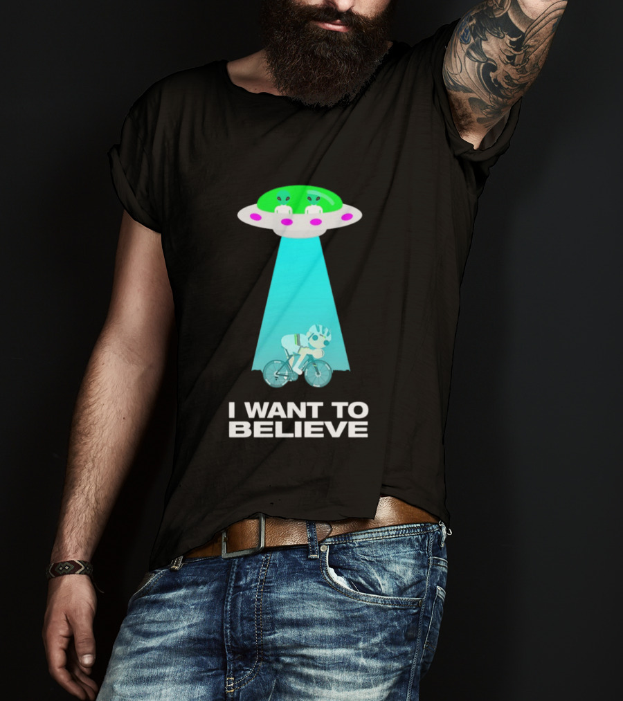 Colnago Cyclist UFO I Want To Believe Cycling T-Shirt