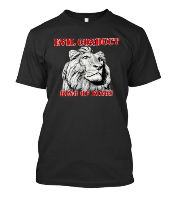Evil Conduct King Of Kings Lion Oi Punk Skinhead T-Shirt