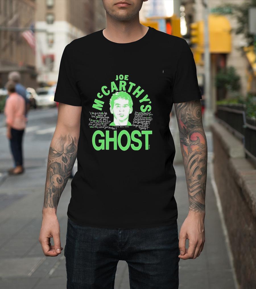 Joe McCarthy's Ghost Mike Watt 1980 Minutemen Punk Rock T-Shirt
