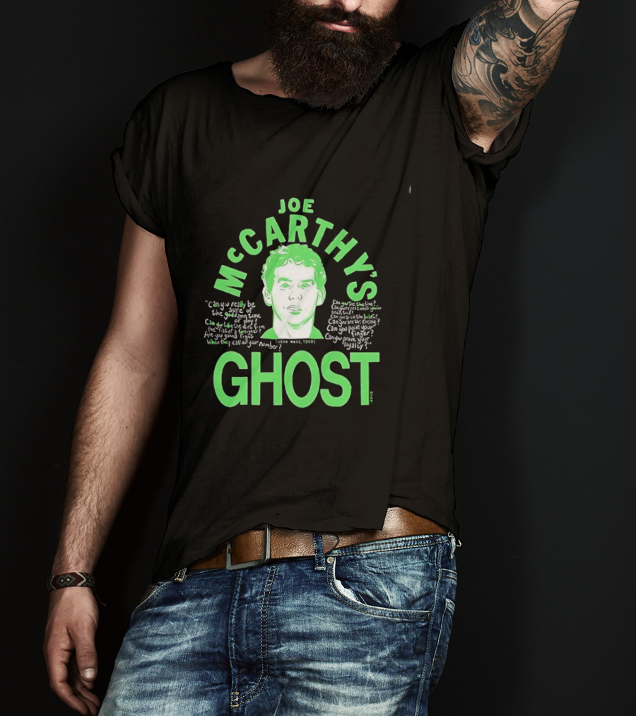 Joe McCarthy's Ghost Mike Watt 1980 Minutemen Punk Rock T-Shirt