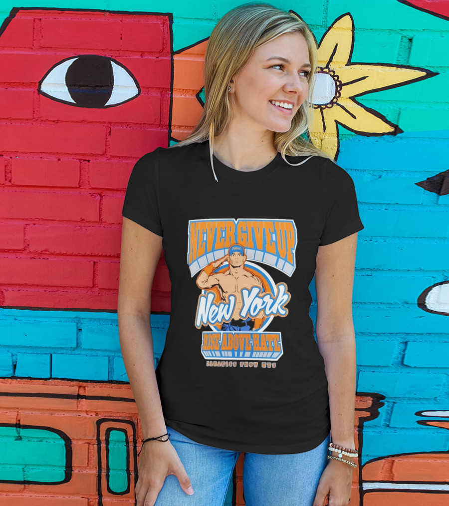 Never Give Up Rise Above Hate New York Manhasset Fest 2026 T-Shirt