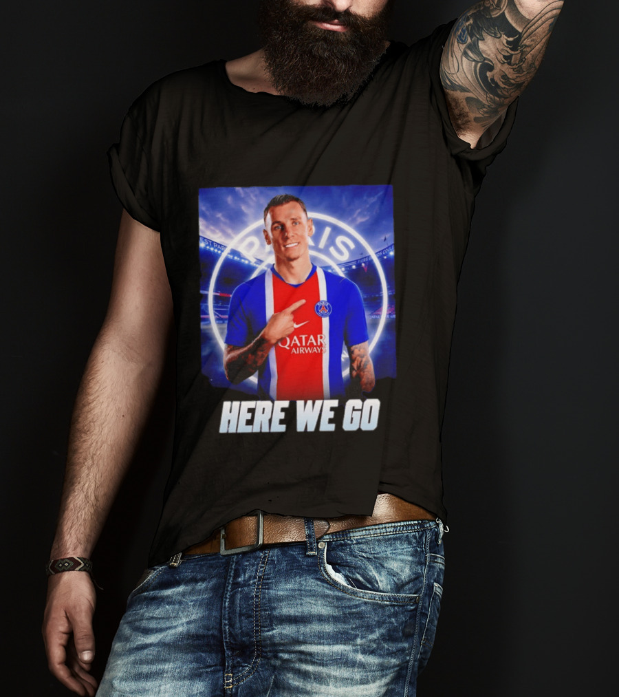 Lucas Digne Paris Saint Germain Transfer Announcement Here We Go T-Shirt