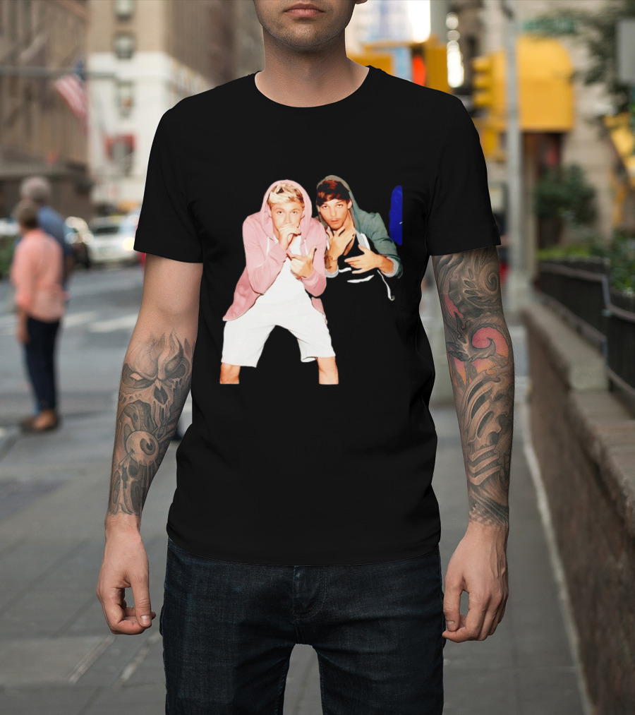 Niall Horan Louis Tomlinson One Direction Pose T-Shirt
