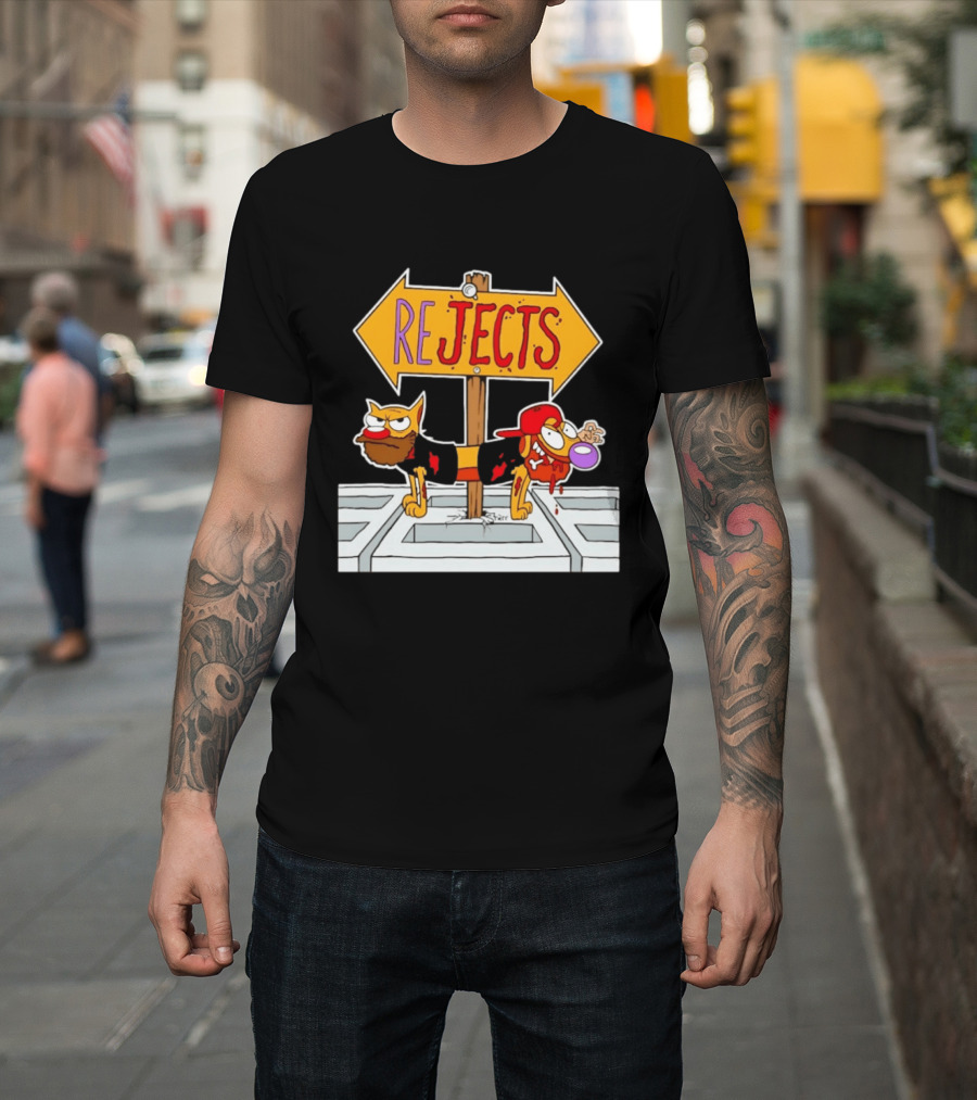 Nickelodeon CatDog Tough Guys Rejects Sign T-Shirt