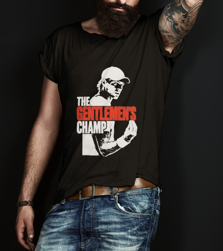 The Gentlemen's Champ Jannik Sinner Italian Gesture T-Shirt