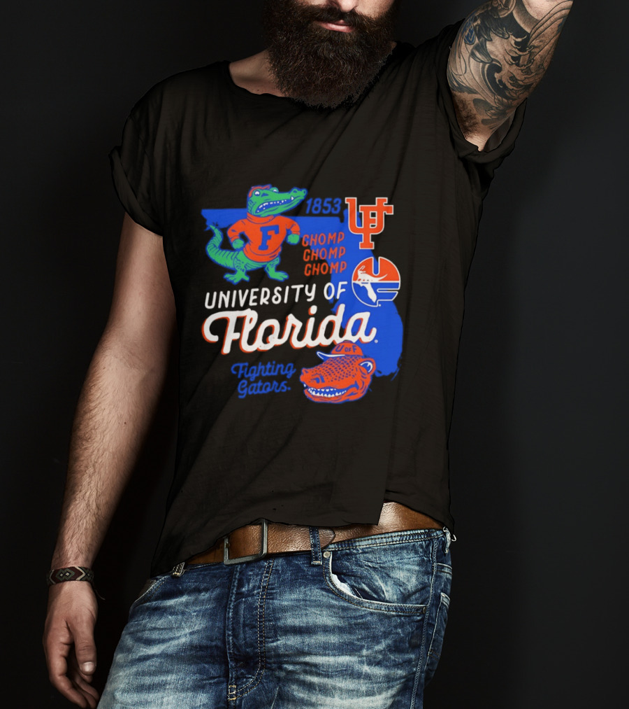 University Of Florida Fighting Gators Chomp Chomp Chomp 1986 U Of F T-Shirt