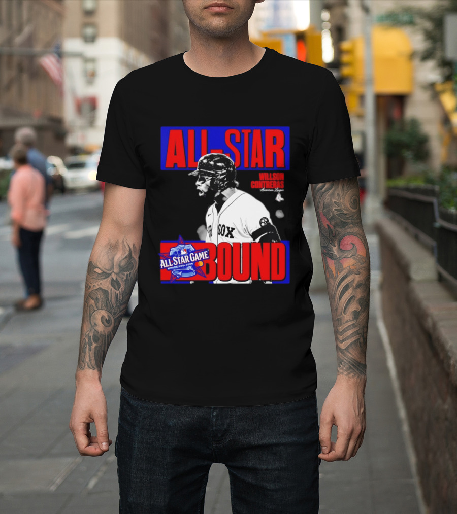 All Star Bound 2024 Willson Contreras Texas American League T-Shirt