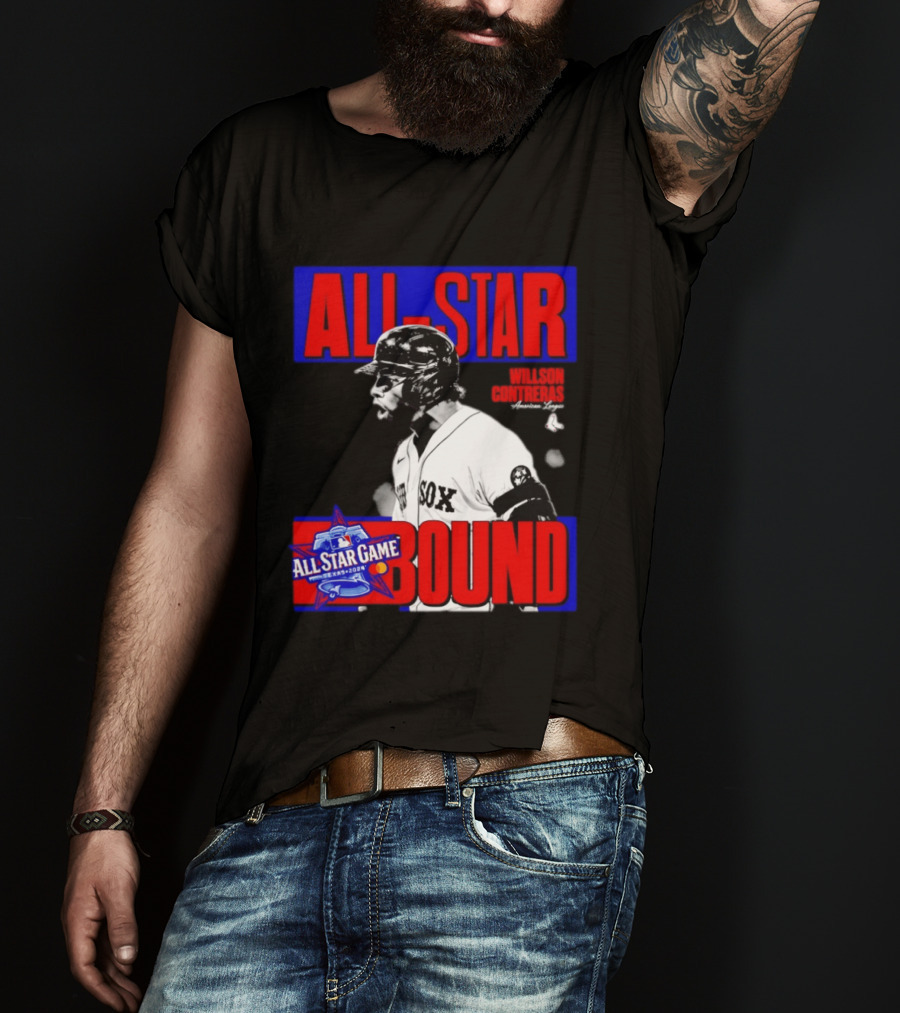 All Star Bound 2024 Willson Contreras Texas American League T-Shirt