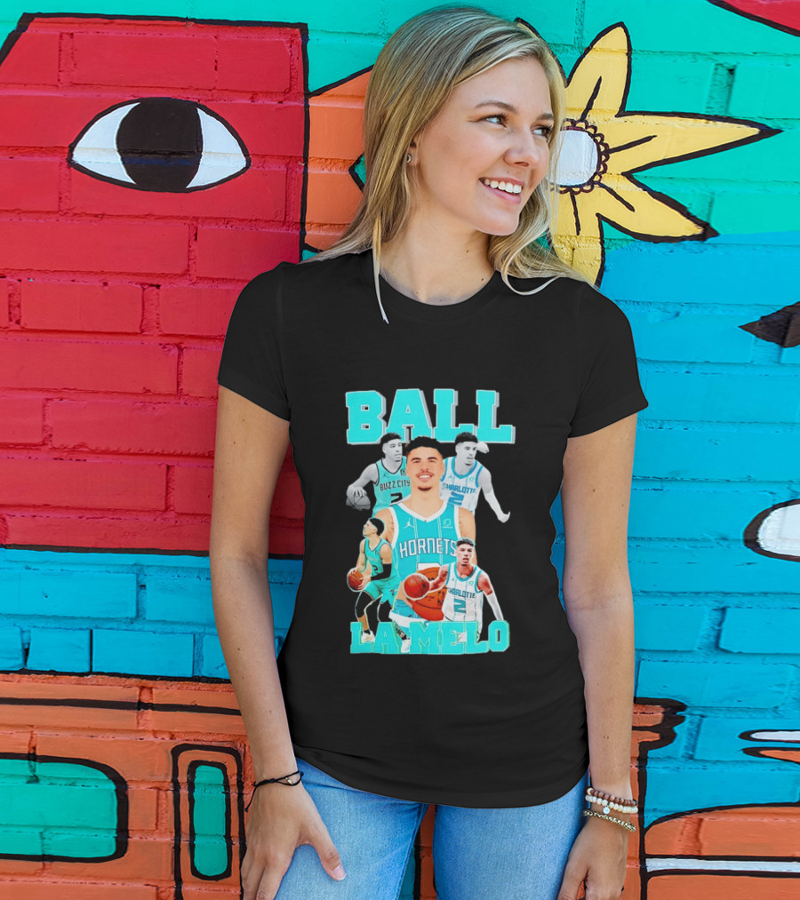 LaMelo Ball Hornets Buzz City Charlotte NBA T-Shirt