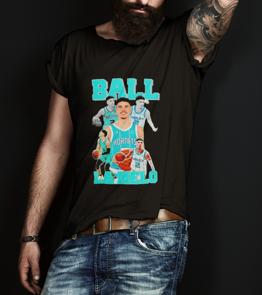 LaMelo Ball Hornets Buzz City Charlotte NBA T-Shirt