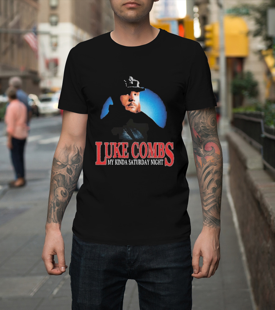 Luke Combs My Kinda Saturday Night Tour UK EU Pop Up London Dublin Edinburgh T-Shirt