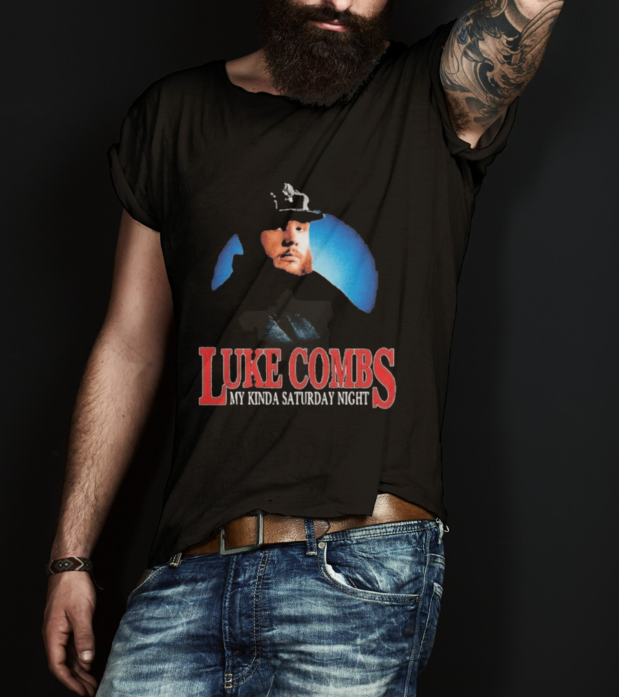 Luke Combs My Kinda Saturday Night Tour UK EU Pop Up London Dublin Edinburgh T-Shirt