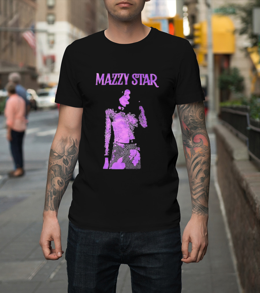 Mazzy Star Hope Sandoval Purple Aesthetic Alternative Rock T-Shirt