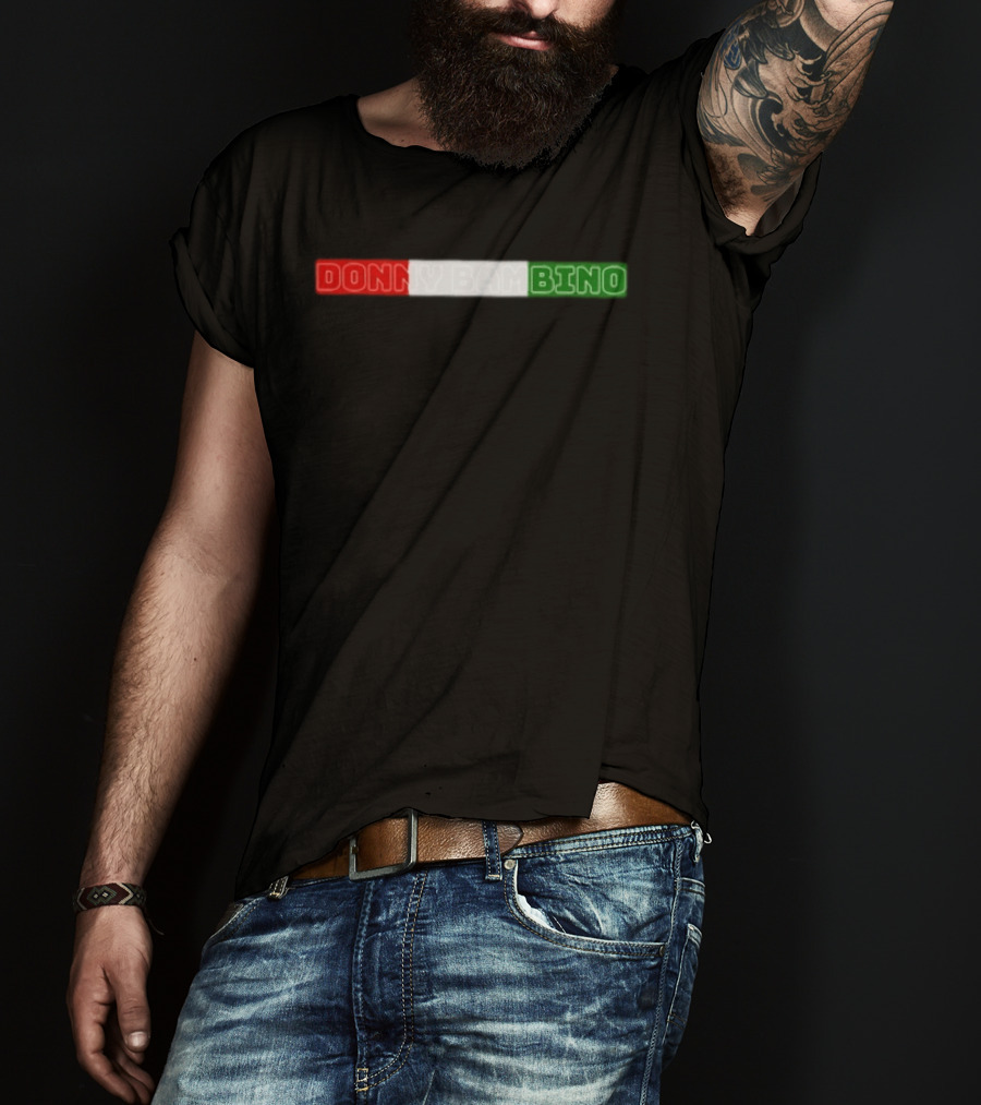 Donny Bambino Italian Flag T-Shirt