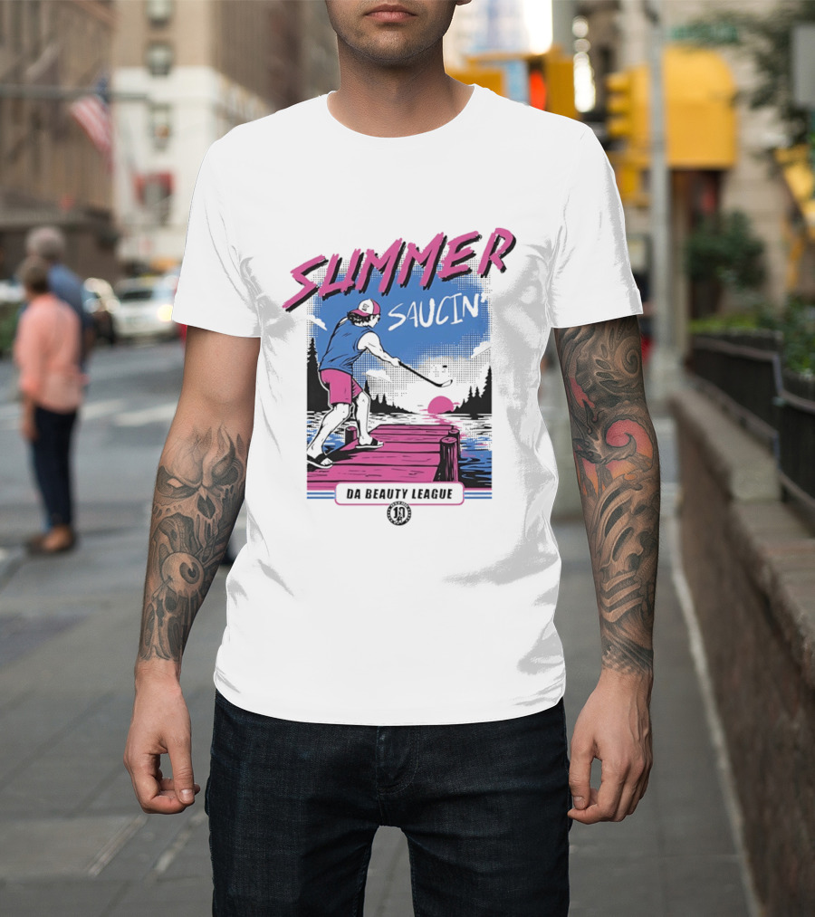 Summer Saucin Da Beauty League Hockey T-Shirt