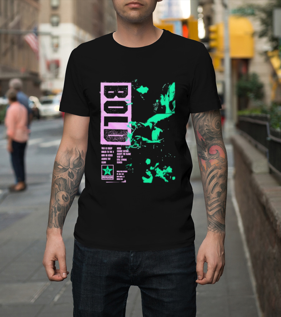 Revelation Records Talk Is Cheap Nailed To The X Positive Scene Unity Hardcore Punk T-Shirt