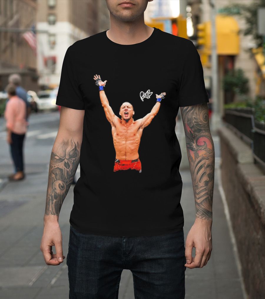 Ryan Hall UFC 2026 Victory Celebration Champion Pose T-Shirt