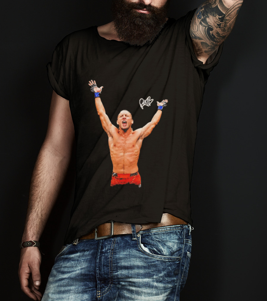 Ryan Hall UFC 2026 Victory Celebration Champion Pose T-Shirt