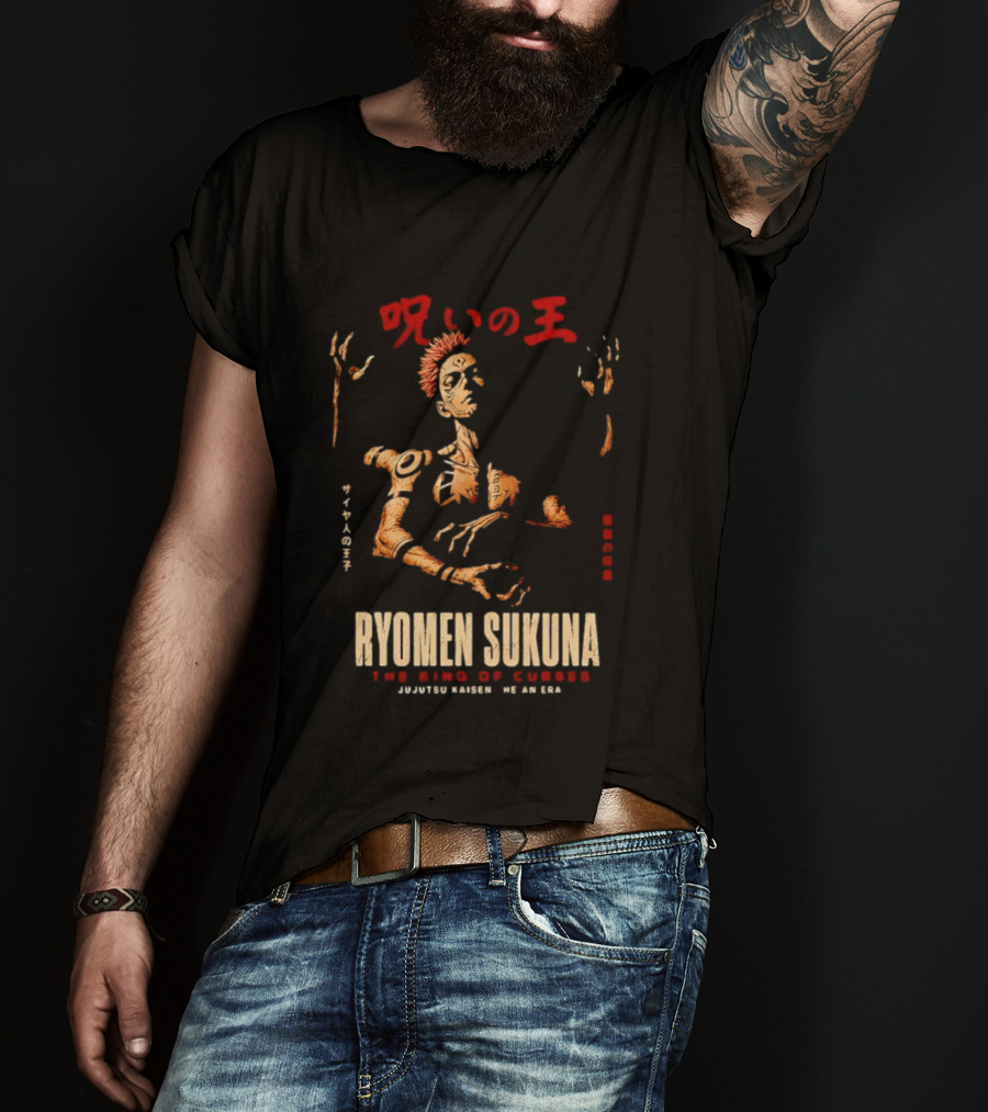 Ryomen Sukuna The King Of Curses Jujutsu Kaisen Cursed Heian Era T-Shirt