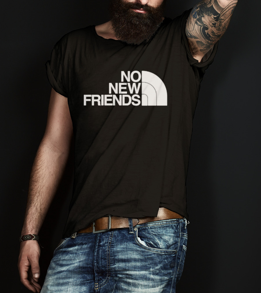 Saosin No New Friends North Face T-Shirt