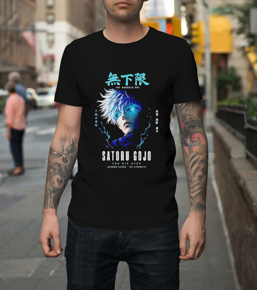 Satoru Gojo The Six Eyes Jujutsu Kaisen The Honored One T-Shirt