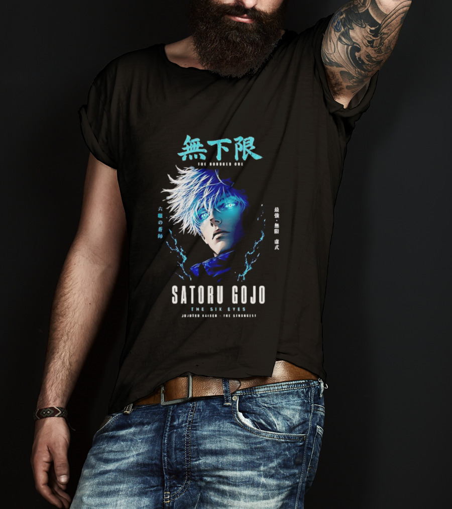 Satoru Gojo The Six Eyes Jujutsu Kaisen The Honored One T-Shirt