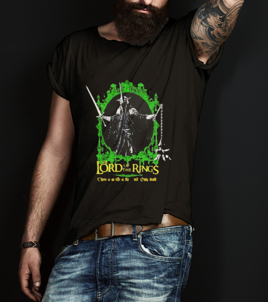 The Lord Of The Rings Witch King Of Angmar No Life In The Void Only Death T-Shirt