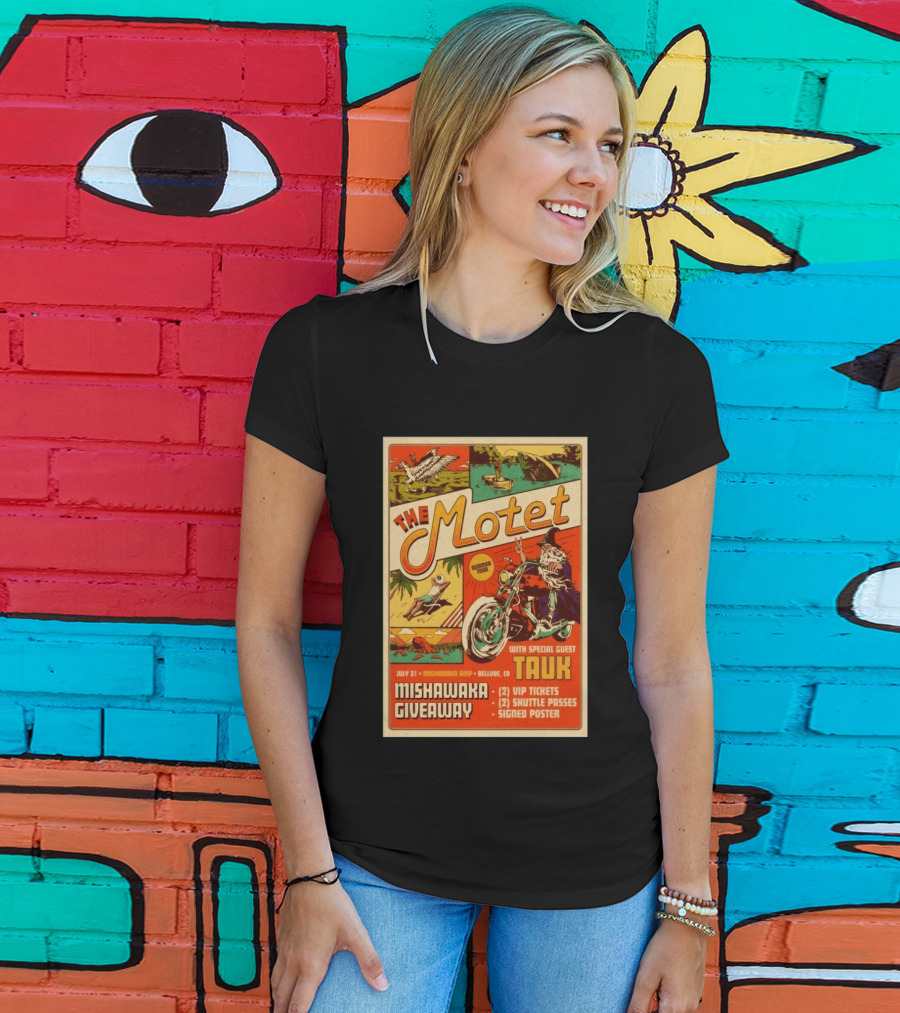 The Motet Summer Tour Mishawaka Amphitheatre July 31 Tauk Bellevue CO Giveaway VIP Tickets Shuttle Passes Signed T-Shirt