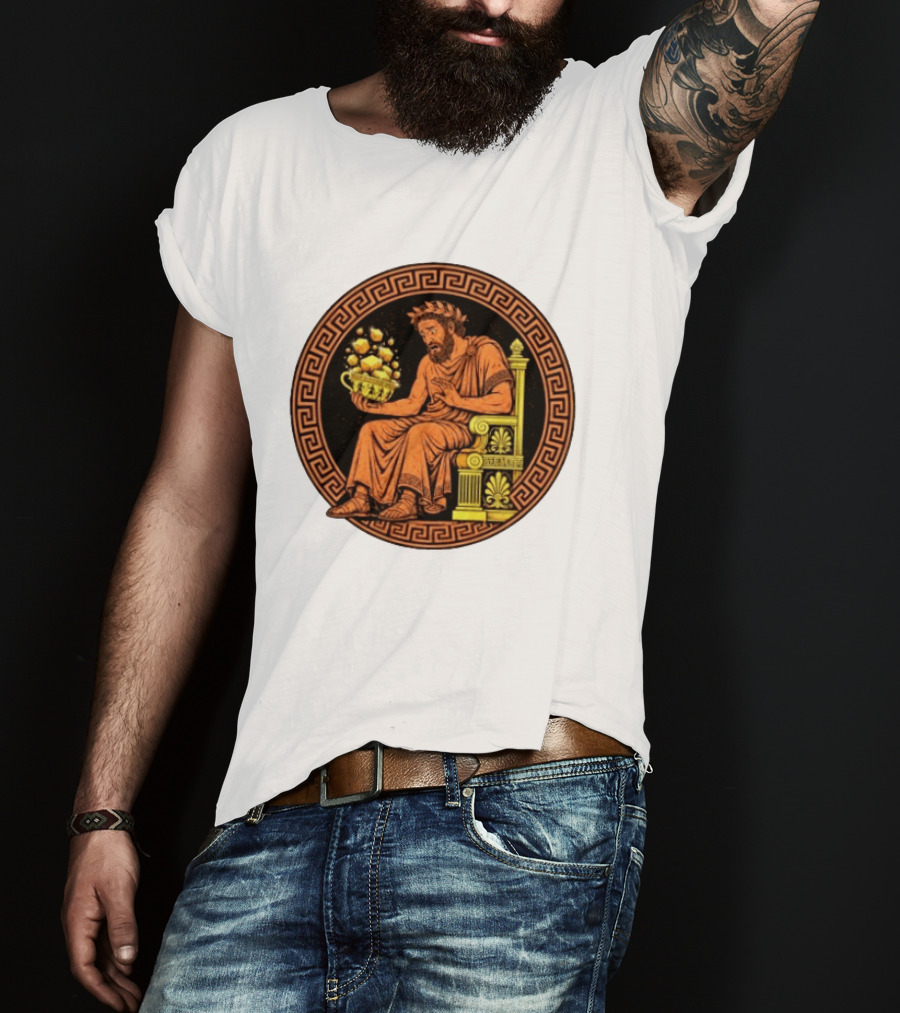 King Midas Ancient Greek Mythology Gold Transformative Touch T-Shirt