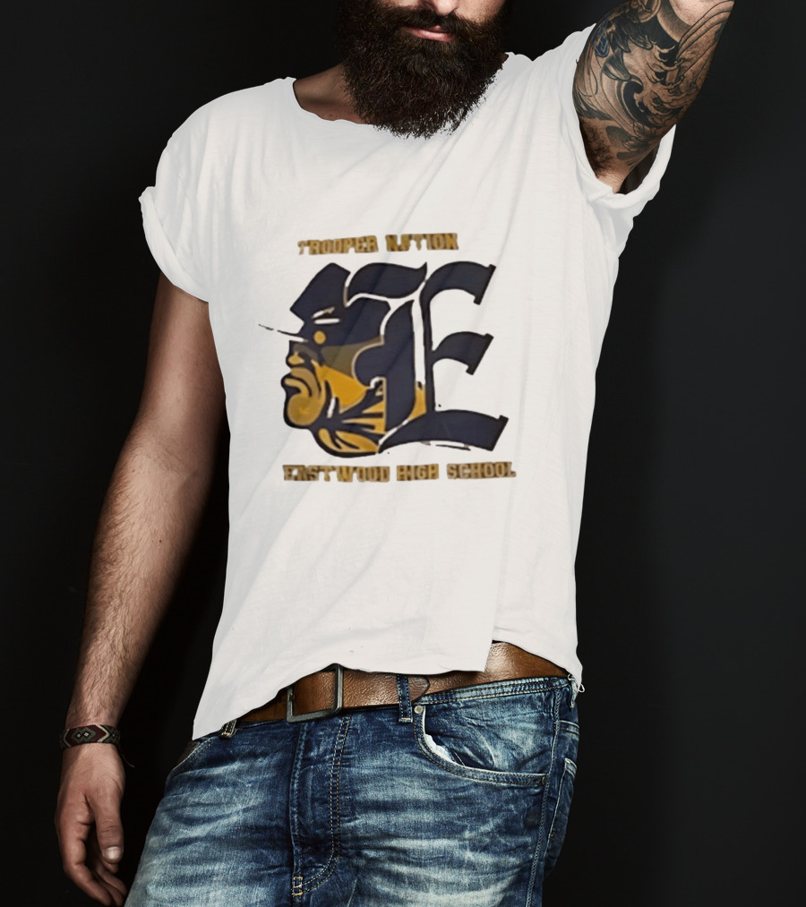 Trooper Nation Eastwood High School Football FE T-Shirt