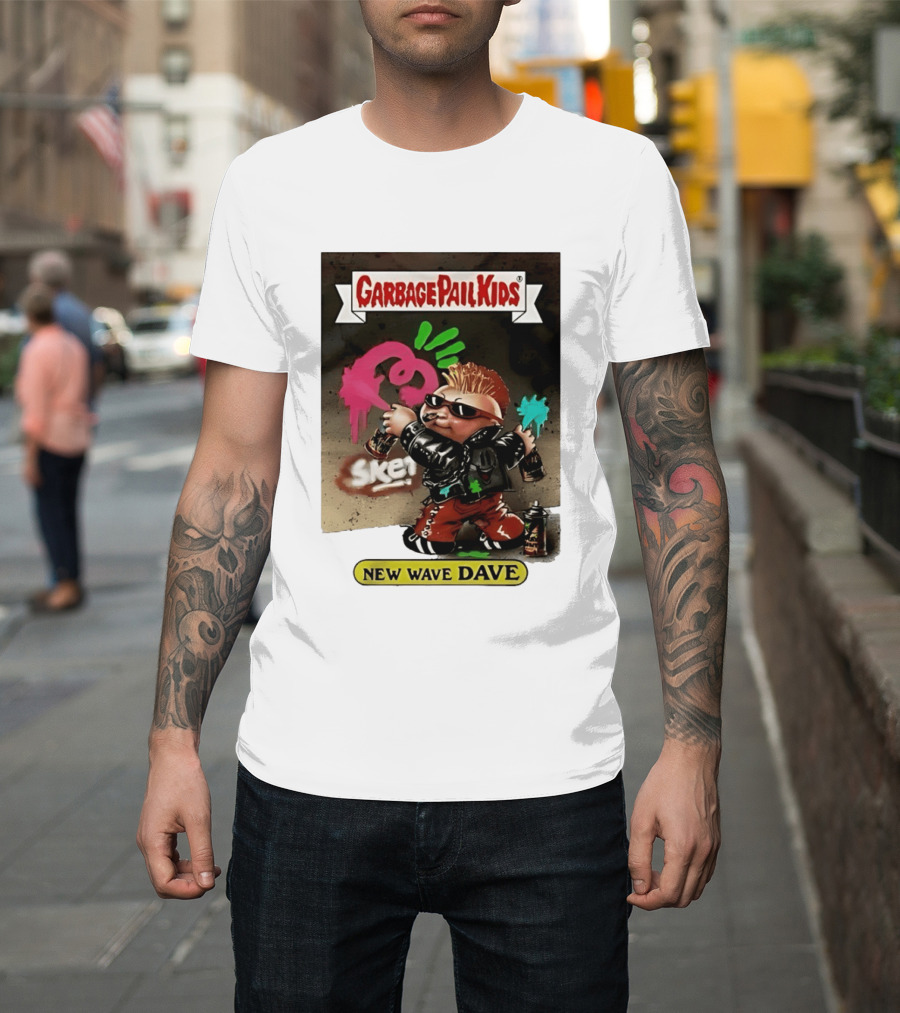 New Wave Dave Garbage Pail Topps T-Shirt