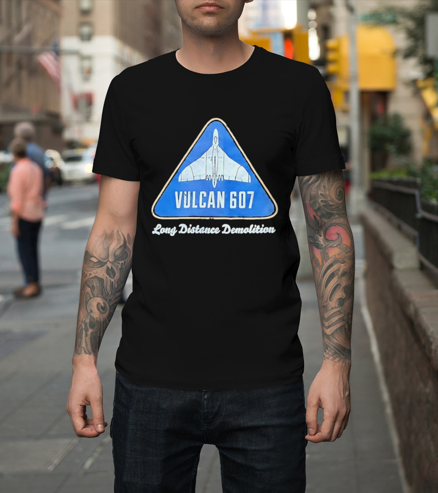 Vulcan 607 Long Distance Demolition Vintage Distressed T-Shirt