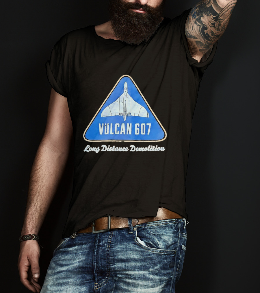 Vulcan 607 Long Distance Demolition Vintage Distressed T-Shirt