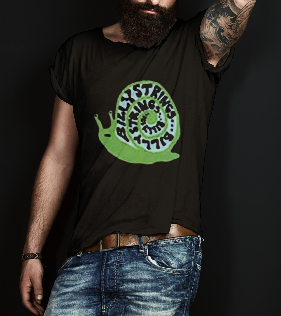 Billy Strings Summer 2026 Tour Snail With Dates T-Shirt