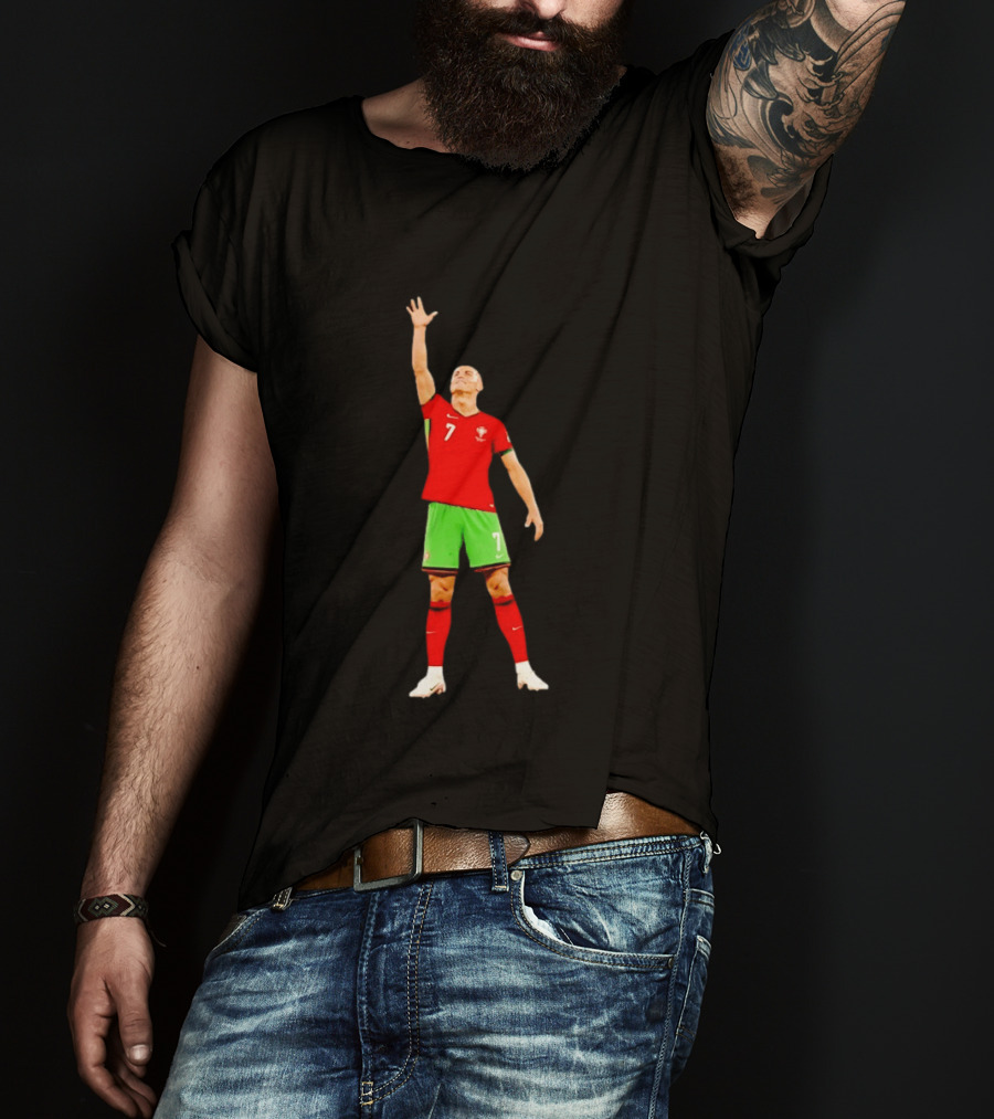 Cristiano Ronaldo 7 Portugal National Team Soccer Jersey T-Shirt
