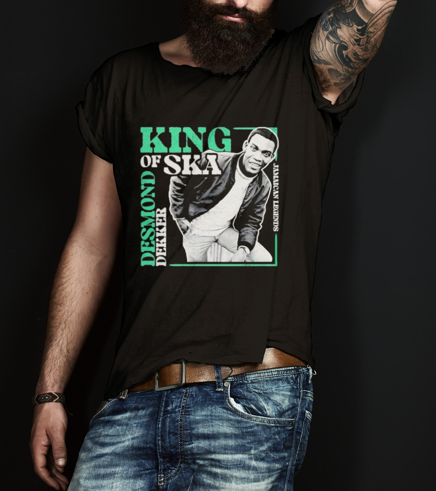Desmond Dekker King Of Ska Jamaican Legends T-Shirt
