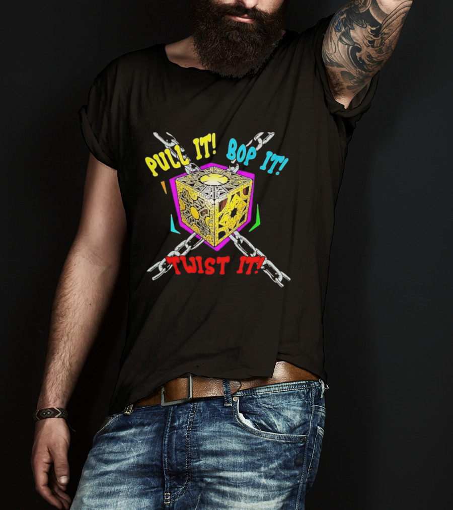 Lament Configuration Puzzle Box Pull It Bop It Twist It Chains Mashup T-Shirt
