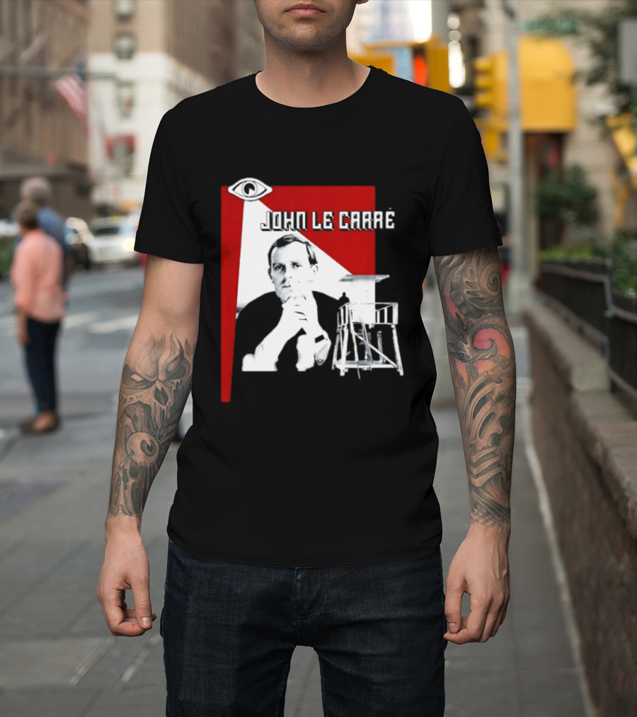John Le Carré Spy Fiction Author Espionage Tower T-Shirt