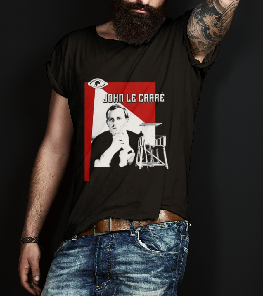John Le Carré Spy Fiction Author Espionage Tower T-Shirt
