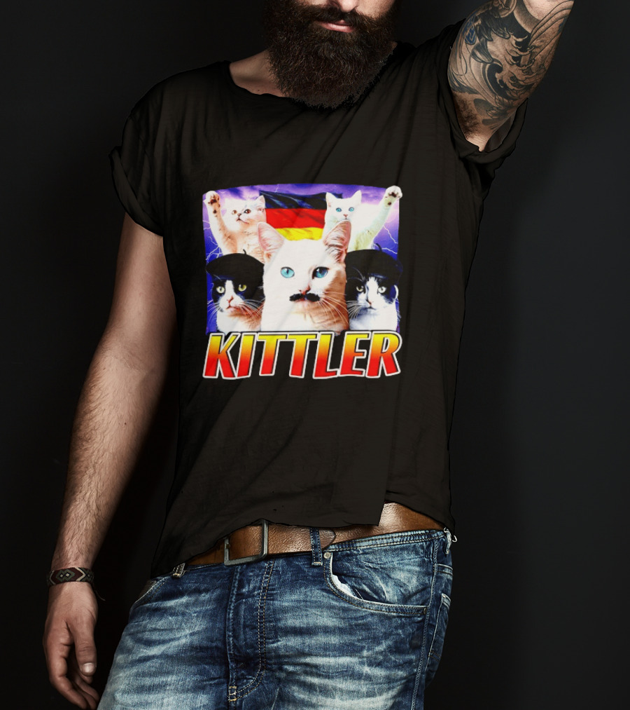 Kittler Cats With German Flag And Cats T-Shirt