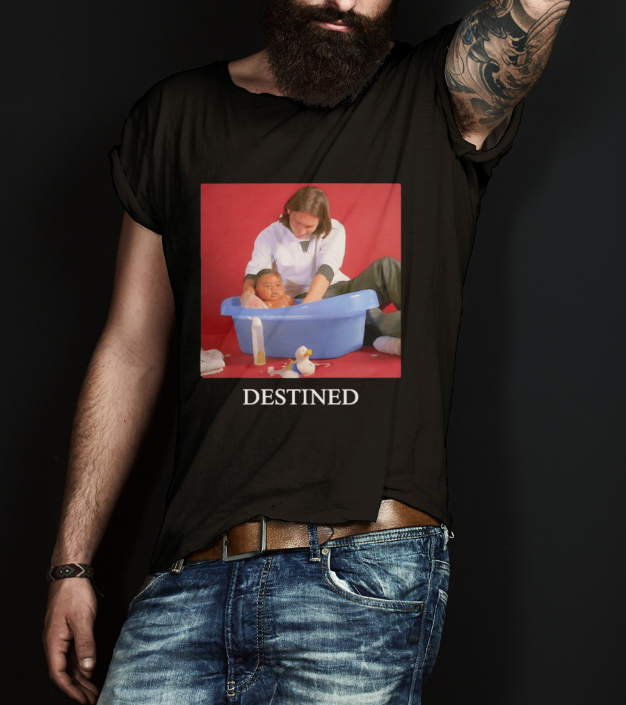 Lionel Messi Lamine Yamal Baby Bath Destined T-Shirt